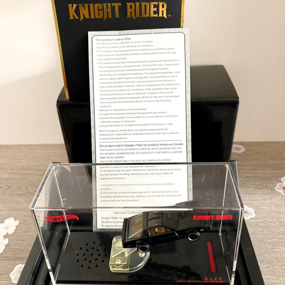 Hot Wheels 2012 SDCC Comic Con Exclusive Talking Knight Rider  KITT Tested Works